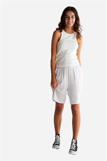 GRUNT Tanja Linen Shorts - White